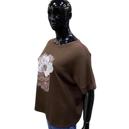 Футболка 2136 коричневый