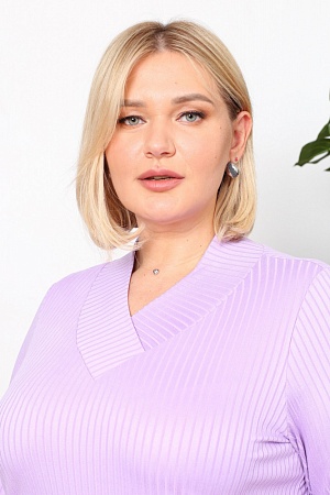 Водолазка 222708 сиреневый