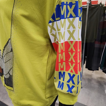 Лонгслив 6008-7 лайм