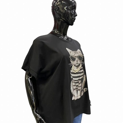 Футболка W227 черная