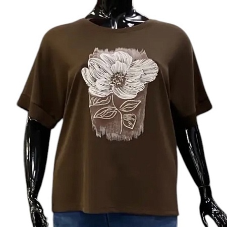 Футболка 2136 коричневый