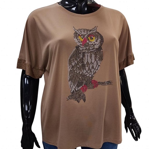 Футболка 2156 капучино