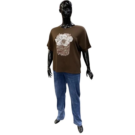 Футболка 2136 коричневый