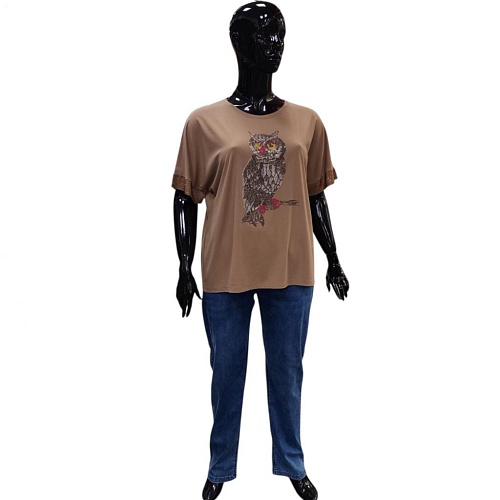 Футболка 2156 капучино