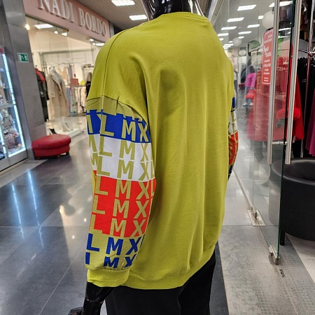 Лонгслив 6008-7 лайм