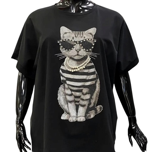 Футболка W227 черная